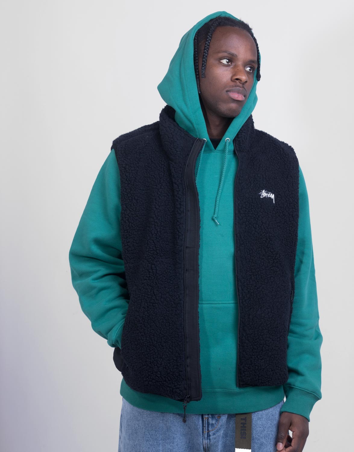 Stüssy Block Sherpa Vest