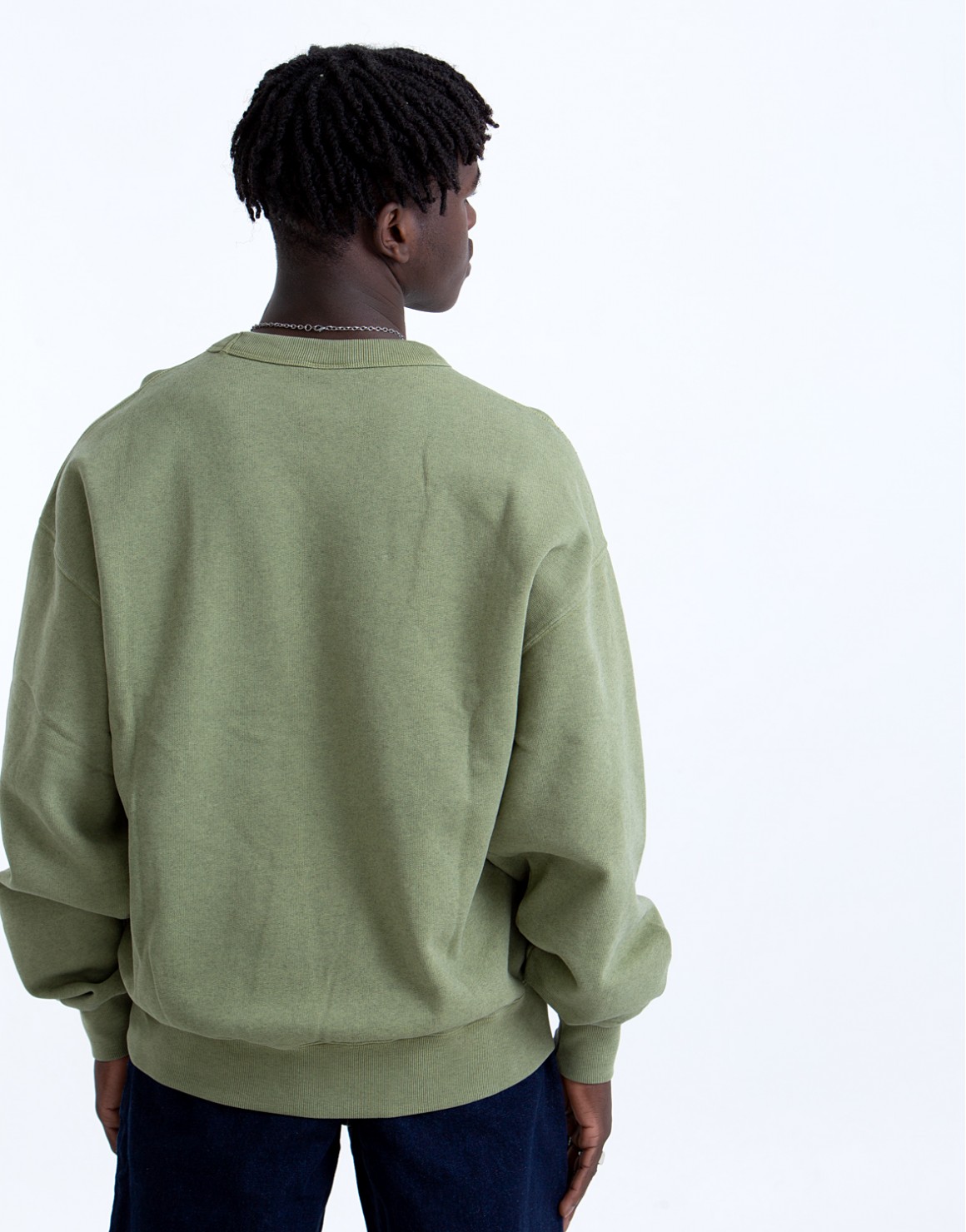 Polar Skate Co Patch Crewneck Heather Green | idusem.idu.edu.tr