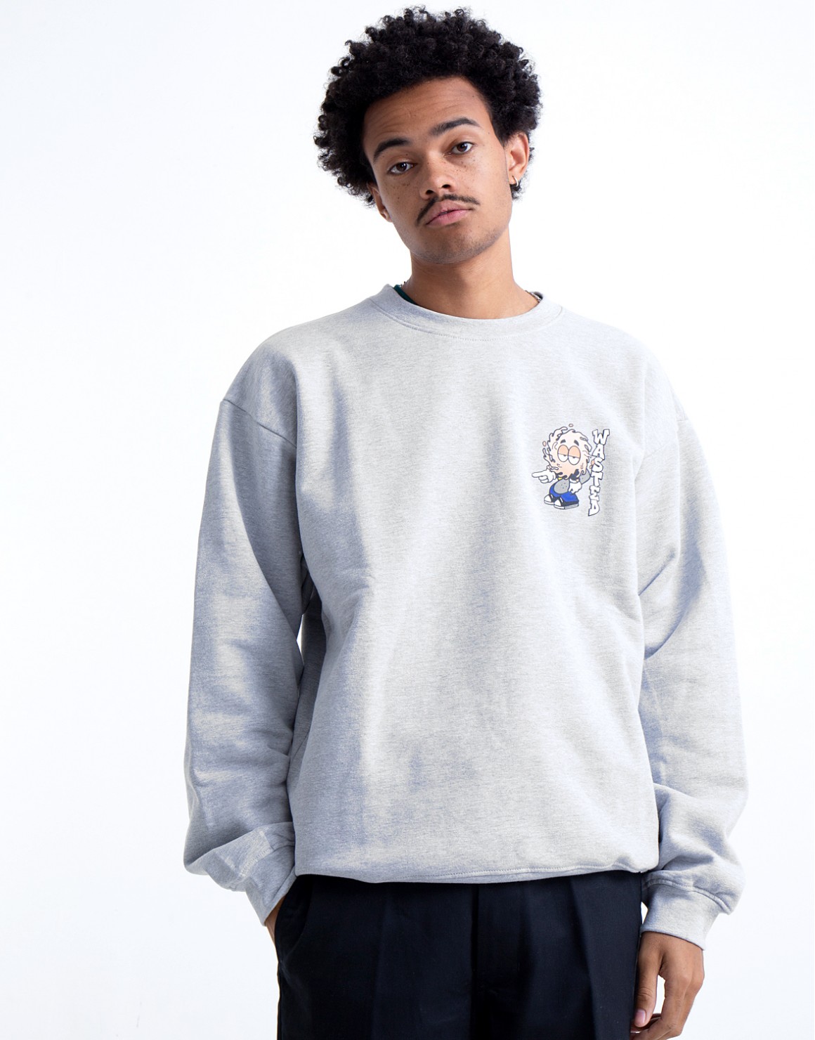Wasted Paris Vincent Milou Rookie X Wasted Crewneck