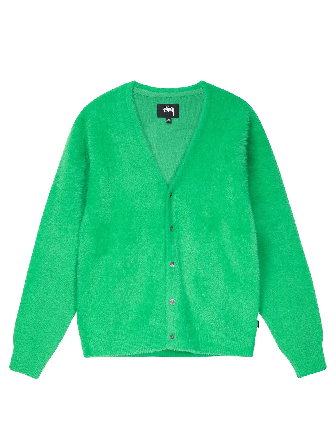 shaggy zip cardigan