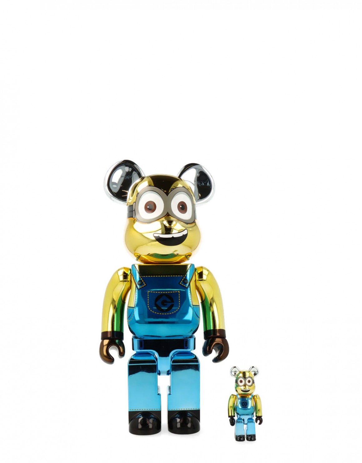 Be@rbrick Minions - Dave Chrome Version