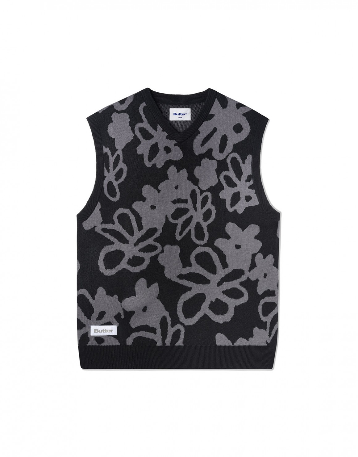 Flowers Knit Vest
