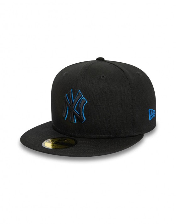New Era 13568 York Yankees 59Fifty Metallic Outline Fitted Cap