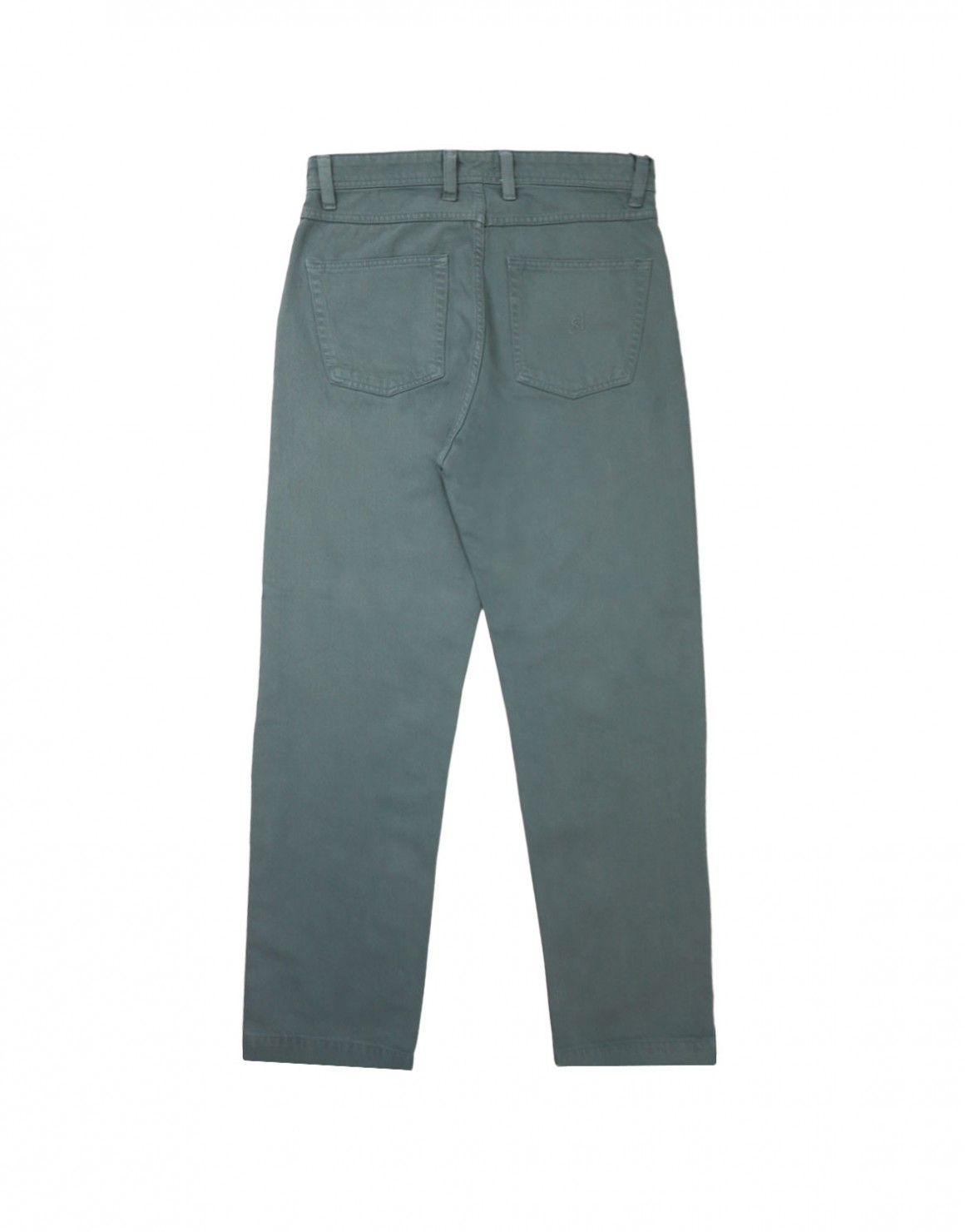 SA OG Classic Pant i Gasoline farve - baggy fit buksepande med to baglommer, set fra bag
