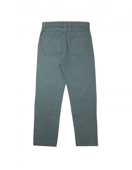 SA OG Classic Pant i Gasoline farve - baggy fit buksepande med to baglommer, set fra bag