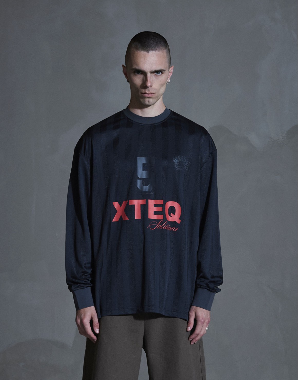 Printed Football Long Sleeve