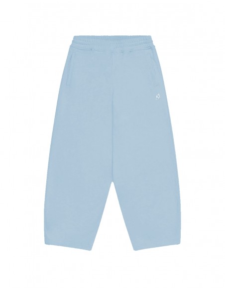 Streetammo SA OG Logo Sweatpant i baby blue – klassisk jogger sweatpants med broderet logo på låret