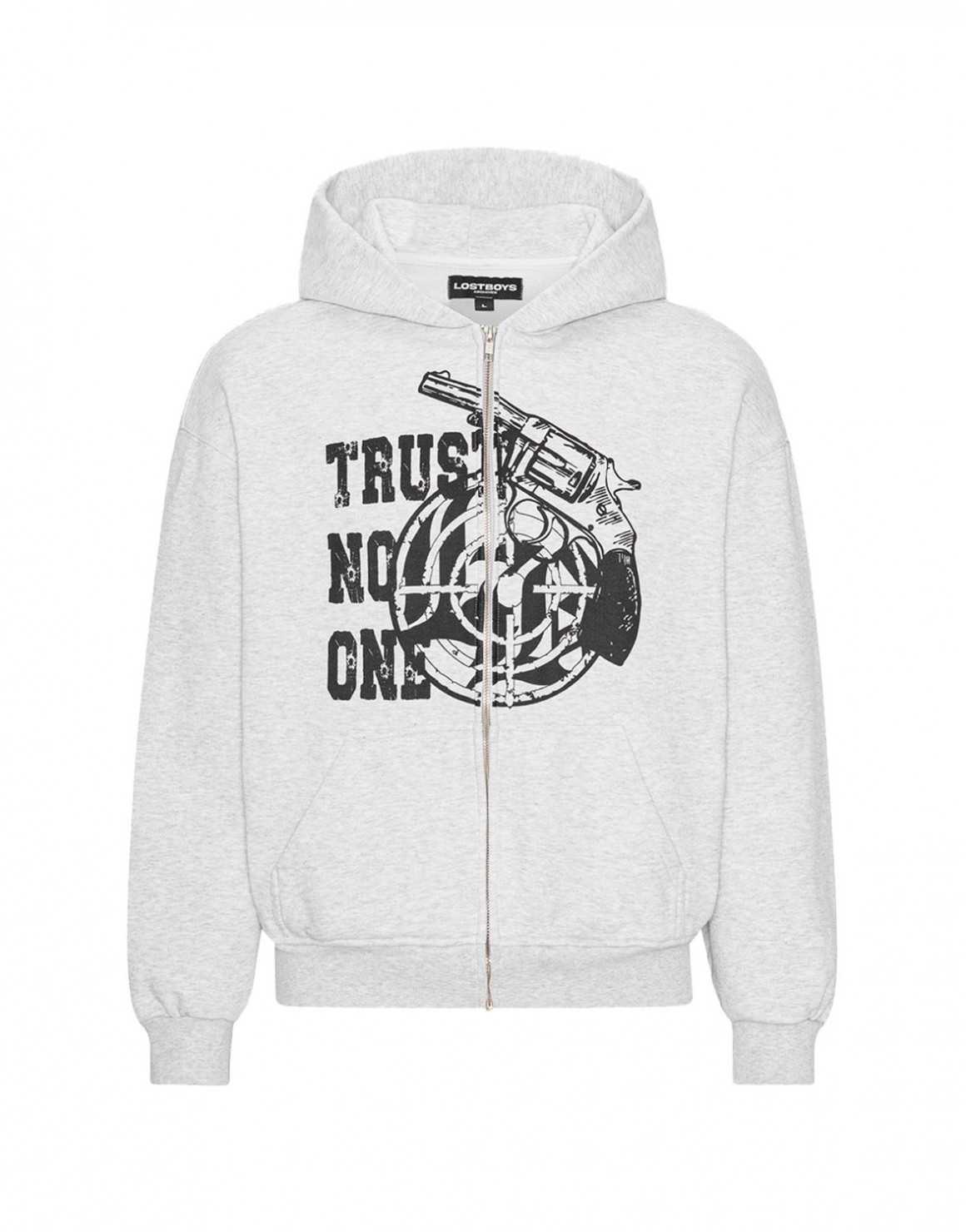 Trust No One Zip Hoodie
