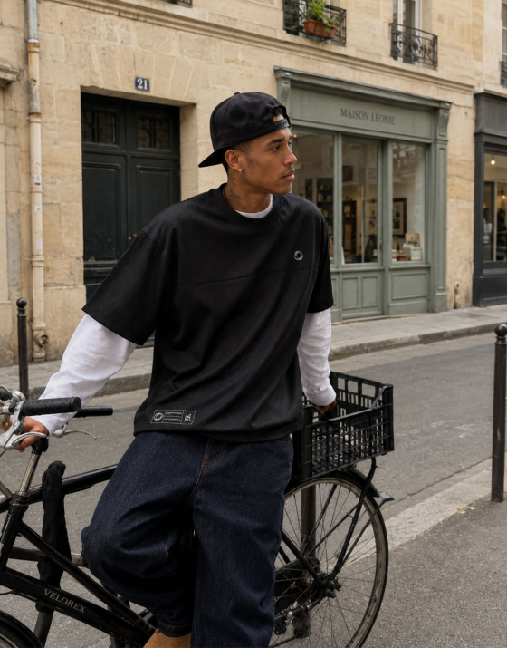 Orbit Logo Mesh Tee 2